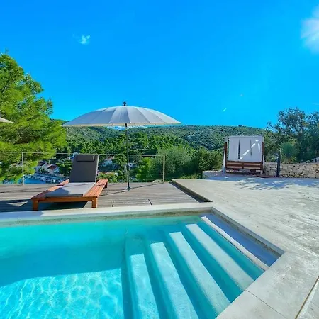 Pine Haven - Heated Pool, Sea Views & Bbq Terrace I Brac * Bobovisca